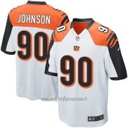 Maglia NFL Game Cincinnati Bengals Johnson Bianco