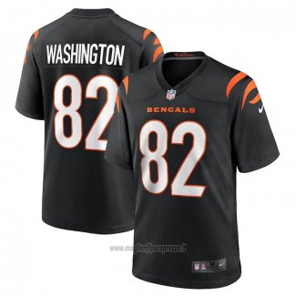 Maglia NFL Game Cincinnati Bengals Scotty Washington Nero