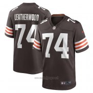 Maglia NFL Game Cleveland Browns Alex Leatherwood Marrone