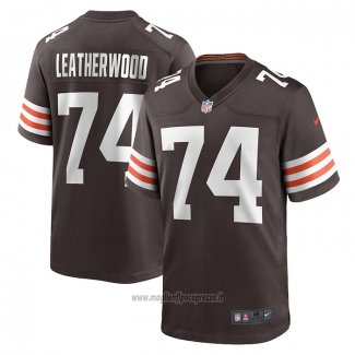 Maglia NFL Game Cleveland Browns Alex Leatherwood Marrone