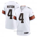 Maglia NFL Game Cleveland Browns Deshaun Watson Bianco