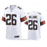 Maglia NFL Game Cleveland Browns Greedy Williams 2020 Bianco