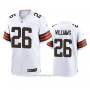 Maglia NFL Game Cleveland Browns Greedy Williams 2020 Bianco