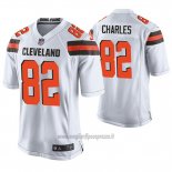 Maglia NFL Game Cleveland Browns Orson Charles Bianco