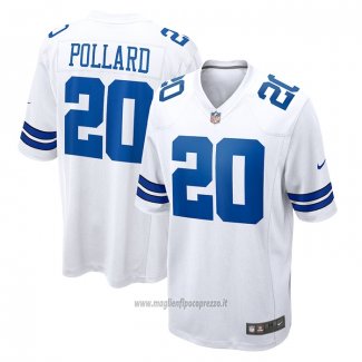Maglia NFL Game Dallas Cowboys Tony Pollard Bianco