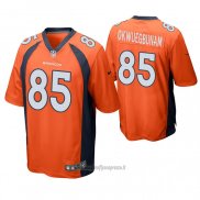 Maglia NFL Game Denver Broncos 85 Albert Okwuegbunam Arancione