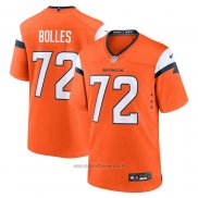 Maglia NFL Game Denver Broncos Garett Bolles Arancione Bianco