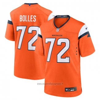 Maglia NFL Game Denver Broncos Garett Bolles Arancione Bianco