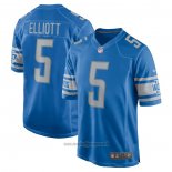 Maglia NFL Game Detroit Lions Deshon Elliott Blu