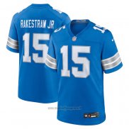 Maglia NFL Game Detroit Lions Ennis Rakestraw Jr. Blu Bianco