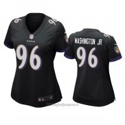 Maglia NFL Game Donna Baltimore Ravens Broderick Washington Jr. Nero