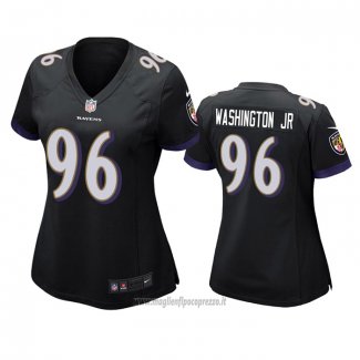 Maglia NFL Game Donna Baltimore Ravens Broderick Washington Jr. Nero