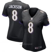 Maglia NFL Game Donna Baltimore Ravens Lamar Jackson Nero