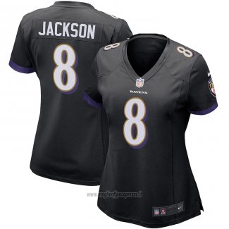 Maglia NFL Game Donna Baltimore Ravens Lamar Jackson Nero