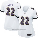 Maglia NFL Game Donna Baltimore Ravens Smith Bianco