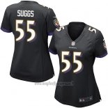 Maglia NFL Game Donna Baltimore Ravens Suggs Nero