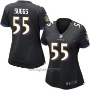 Maglia NFL Game Donna Baltimore Ravens Suggs Nero