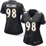 Maglia NFL Game Donna Baltimore Ravens Williams Nero