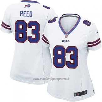 Maglia NFL Game Donna Buffalo Bills Reed Bianco