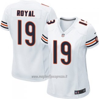 Maglia NFL Game Donna Chicago Bears Royal Bianco