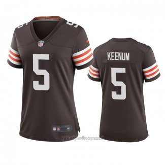 Maglia NFL Game Donna Cleveland Browns Case Keenum Marrone