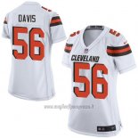 Maglia NFL Game Donna Cleveland Browns Davis Bianco