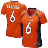 Maglia NFL Game Donna Denver Broncos Sanchez Arancione
