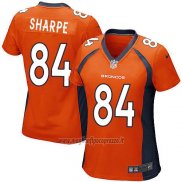 Maglia NFL Game Donna Denver Broncos Sharpe Arancione