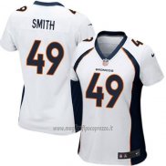 Maglia NFL Game Donna Denver Broncos Smith Bianco