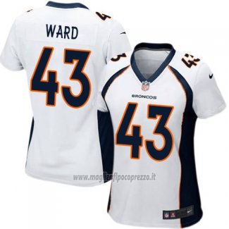Maglia NFL Game Donna Denver Broncos Ward Bianco