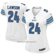 Maglia NFL Game Donna Detroit Lions Lawson Bianco