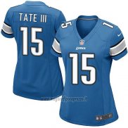 Maglia NFL Game Donna Detroit Lions Tate Blu