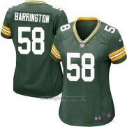 Maglia NFL Game Donna Green Bay Packers Barrington Verde Militar