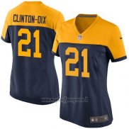 Maglia NFL Game Donna Green Bay Packers Clinton Dix Nero Giallo
