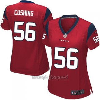 Maglia NFL Game Donna Houston Texans Cushing Rosso