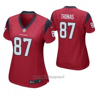 Maglia NFL Game Donna Houston Texans Demaryius Thomas Rosso