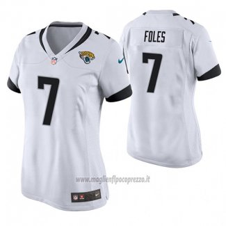 Maglia NFL Game Donna Jacksonville Jaguars Nick Foles Bianco