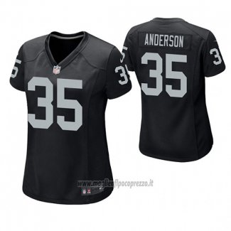 Maglia NFL Game Donna Las Vegas Raiders C.j. Anderson Nero
