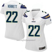 Maglia NFL Game Donna Los Angeles Chargers Verrett Bianco