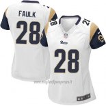 Maglia NFL Game Donna Los Angeles Rams Faulk Bianco