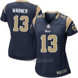 Maglia NFL Game Donna Los Angeles Rams Warner Nero