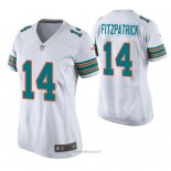 Maglia NFL Game Donna Miami Dolphins Ryan Fitzpatrick Throwback Bianco