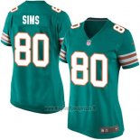 Maglia NFL Game Donna Miami Dolphins Sims Verde Scuro