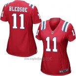 Maglia NFL Game Donna New England Patriots Bledsoe Rosso