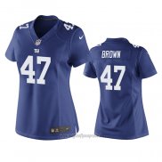 Maglia NFL Game Donna New York Giants Cameron Brown Blu