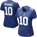 Maglia NFL Game Donna New York Giants Manning Blu