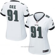 Maglia NFL Game Donna Philadelphia Eagles Fletcher Cox Bianco