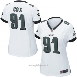 Maglia NFL Game Donna Philadelphia Eagles Fletcher Cox Bianco