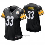 Maglia NFL Game Donna Pittsburgh Steelers Trey Edmunds Nero