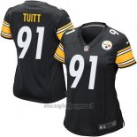 Maglia NFL Game Donna Pittsburgh Steelers Tuitt Nero
